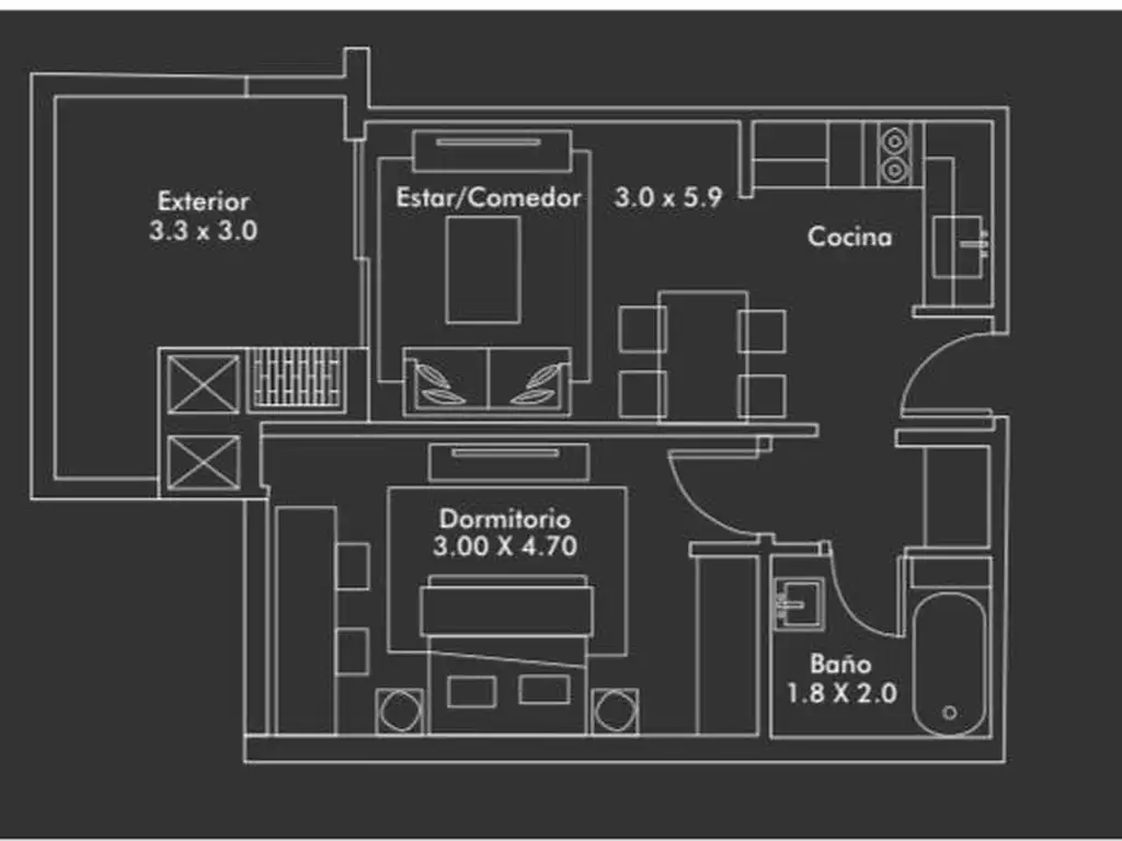 Departamento venta 2 ambientes en Villa Del Lago Pilar - Foto 21