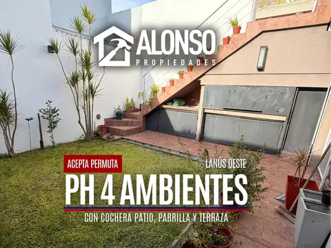 Venta - Ph 4 ambientes con Cochera y Patio - Lanús Oeste
