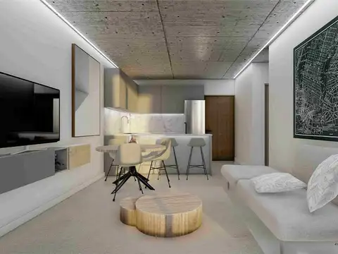 Departamento 2 ambientes con 1 baño