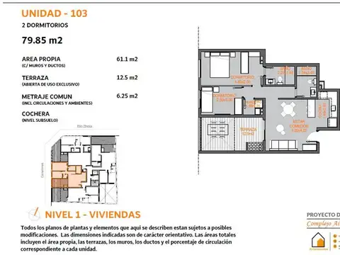 Departamento en Venta en Pando, USD 118.250