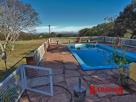 Cerro de Oro, Cabañas s/gran lote 18.490 m2 a 300mts asfalto