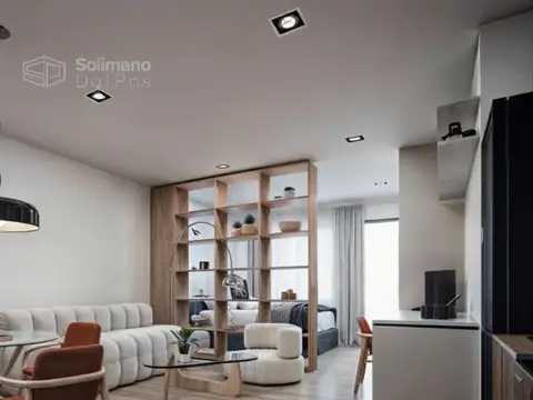Departamento Monoambiente con 1 baño