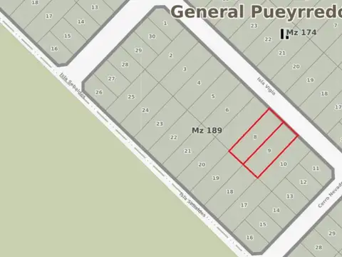 Terreno en Venta 35  mts Fondo