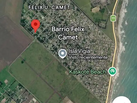Venta Terreno / Lote de 420m2. Barrio Felix U Camet