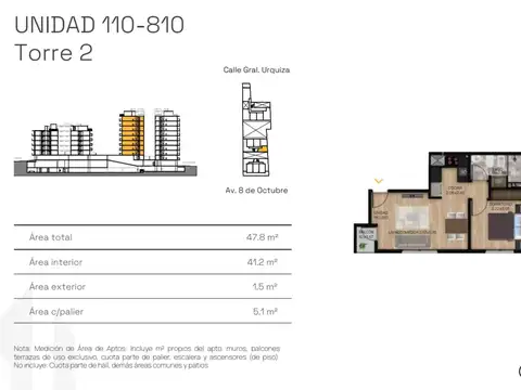 VENTA APARTAMENTO 1 DORM BALCÓN LA BLANQUEADA POZO