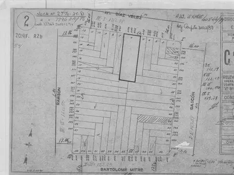Terreno en Venta 62,59  mts Fondo