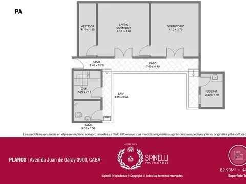 Depto Tipo Casa en Venta en Boedo, USD 72.000
