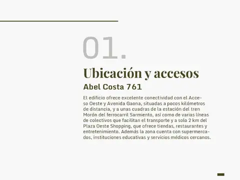 Departamento 2 ambientes con 1 baño