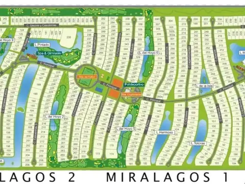 Terreno en venta - 1.375mts2 - Club Miralagos