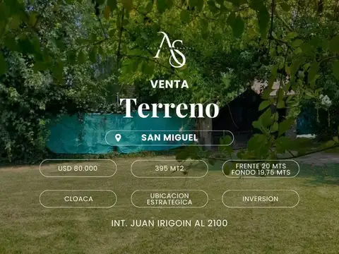 Terreno en Venta - San Miguel