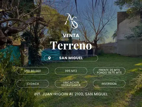 Terreno en Venta - San Miguel