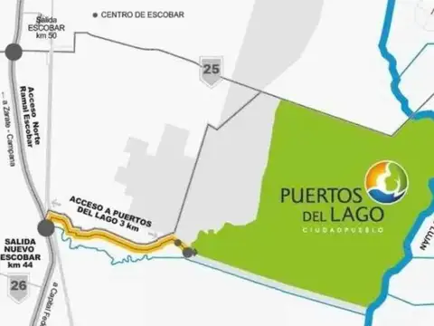 Barrio amarras  al 500 Puertos del Lago Escobar