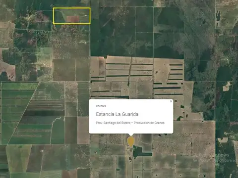 CAMPO 1075 HECTÁREAS LOS JURIES SANTIAGO DEL ESTERO