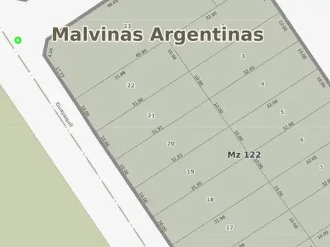 Terreno en Venta en Pablo Nogues, USD 55.000
