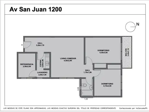 Departamento en Venta en San Cristóbal, USD 68.000