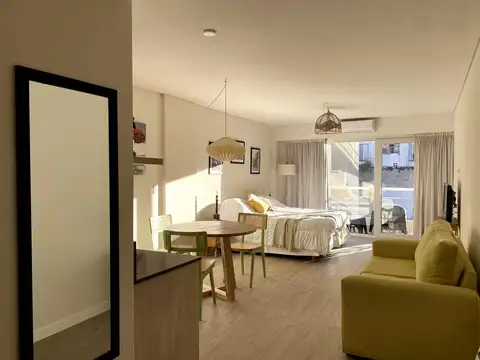 Alquiler departamento monoambiente equipado en microcentro
