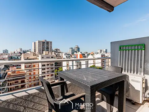 Comodo monoambiente con amenities en piso alto - Caballito Sur