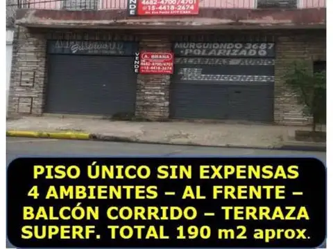 #piso #departamento #ph #tipocasa #villalugano #venta  4 ambientes Balcon corrido Terraza Sin e...