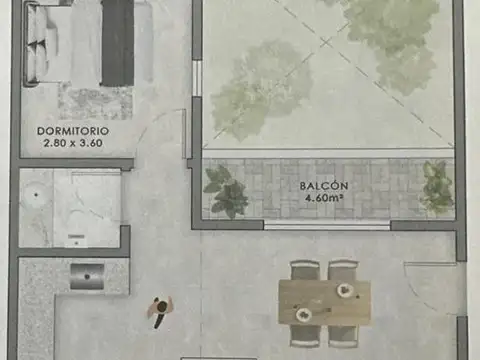 Departamento en Venta de 2 ambientes