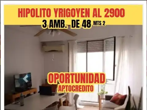 Departamento de 3 ambientes en Venta en Almagro