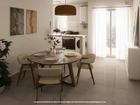 Departamento en Venta de 1 dormitorio