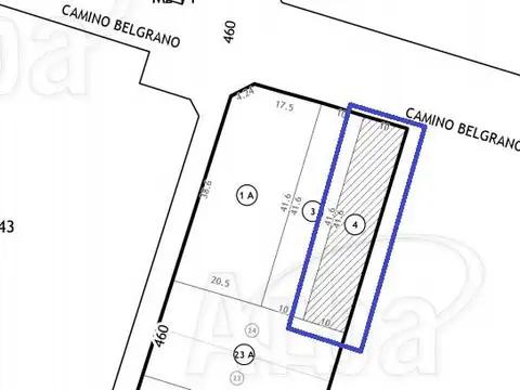 Cno belgrano  460 y 461