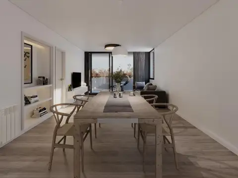 Departamento de 2 dormitorios con amenities zona rio