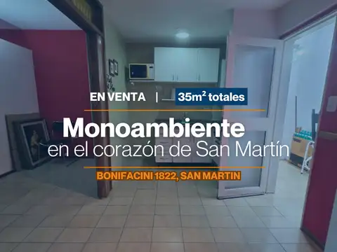OPORTUNIDAD DE AMPLIO MONOAMBIENTE EN VENTA EN UBICACIÓN ESTRATEGICA