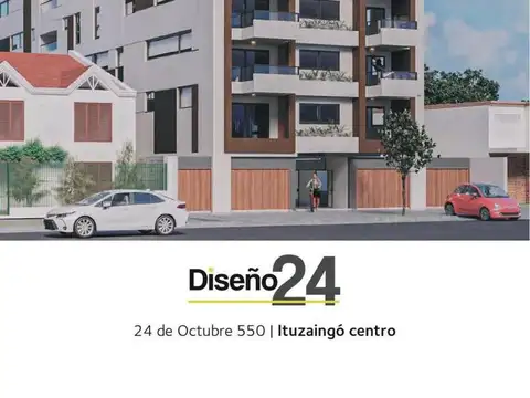 Diseño 24 - Ituzaingo Sur - 2 ambientes - 24 De Octubre 550