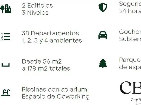 Departamento 4 ambientes con 2 baños