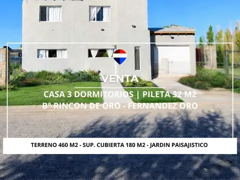 VENTA  CASA EN FERNANDEZ ORO 