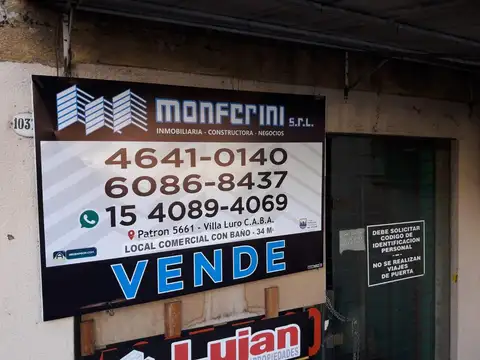 Local en Venta 30 años