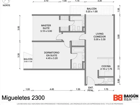 Departamento en Venta de 3 ambientes