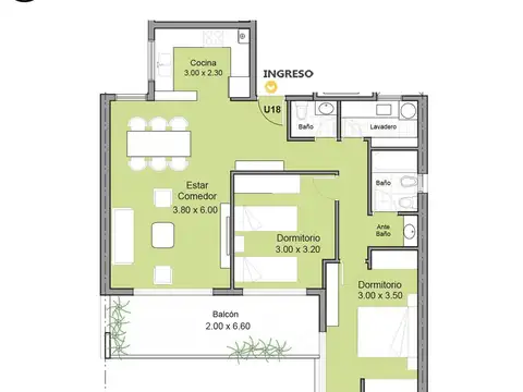 Departamento en Venta en Nuestra Señora De Lourdes, Rosario