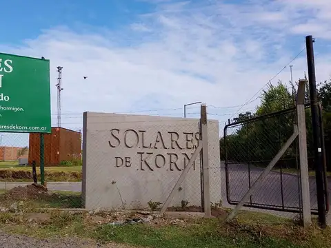 Venta lote 250 m2 en Solares de Korn sin expensas
