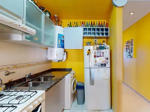 Departamento 2 ambientes con 1 baño