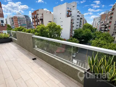 52m2  - 1 Ambiente con balcon terraza a Estrenar al Frente y Vista Abierta en Villa Urquiza