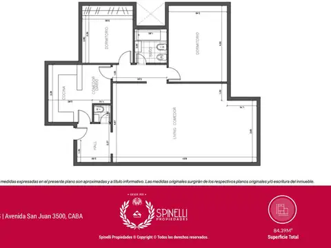 Departamento en Venta de 2 dormitorios