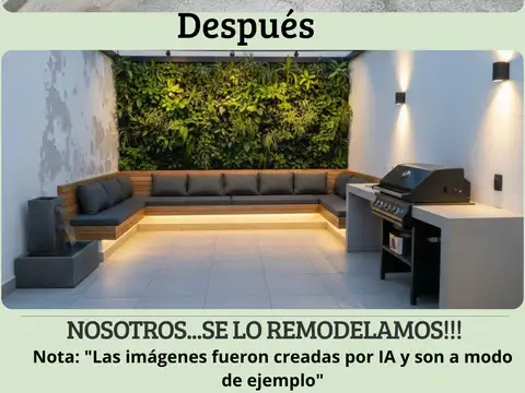 Departamento Monoambiente con 1 baño