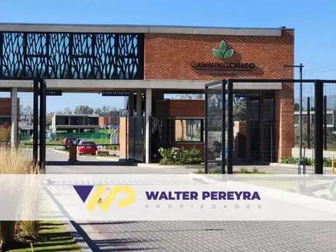 VENTA LOTE TERRENO EN BARRIO CERRADO CANNING CHICO