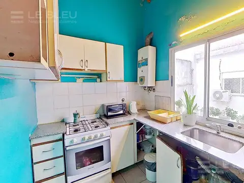 Depto Tipo Casa 3 ambientes con 1 baño