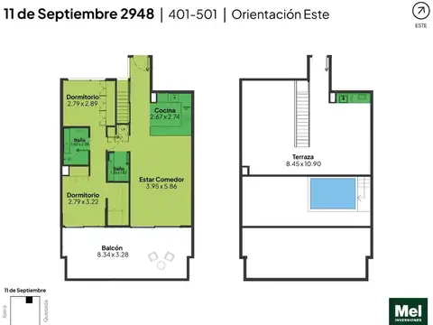 11 De Septiembre De 1888 2900, Piso 4