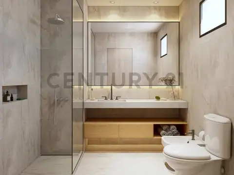 Departamento 3 ambientes con 2 baños