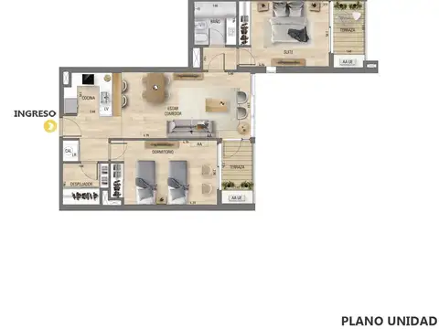 Departamento - Carrasco