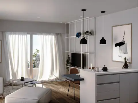 Departamento Monoambiente con 1 baño