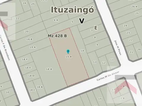 Lote de 2100 m2, 30x70, Zonificación RMA, FOS 0,6, FOT 2,4