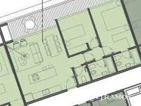 Departamento en Venta de 3 ambientes