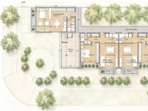 Departamento en Venta de Monoambiente