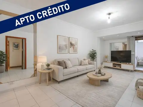 VENTA DPTO 3 AMBIENTES  PB CON 2 PATIOS A RECICLAR PALERMO APTO CRÉDITO