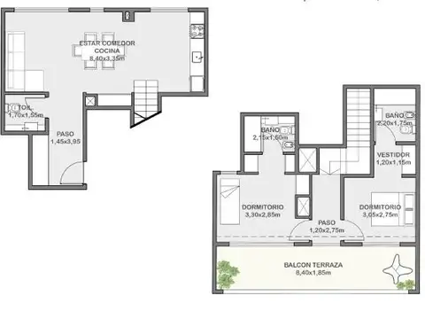 Departamento en Venta de 2 dormitorios